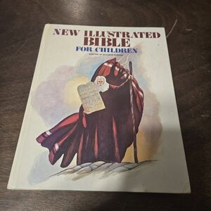 Vintage New Illustrated Bible for Children by Eleanor R. Hirsh 1973